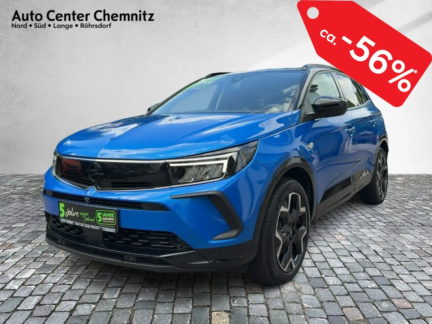 Opel Grandland AT8 Hybrid GS Line LED/Navi/Ergo/360° Blauw - 2