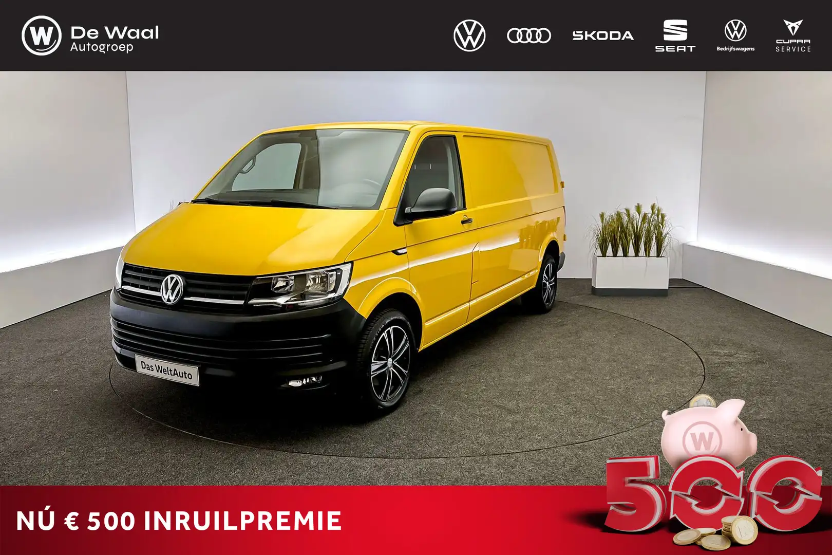 Volkswagen T6 Transporter 2.0 TDI 150pk DSG L2H1 Comfortline | Cruise Contro Giallo - 1