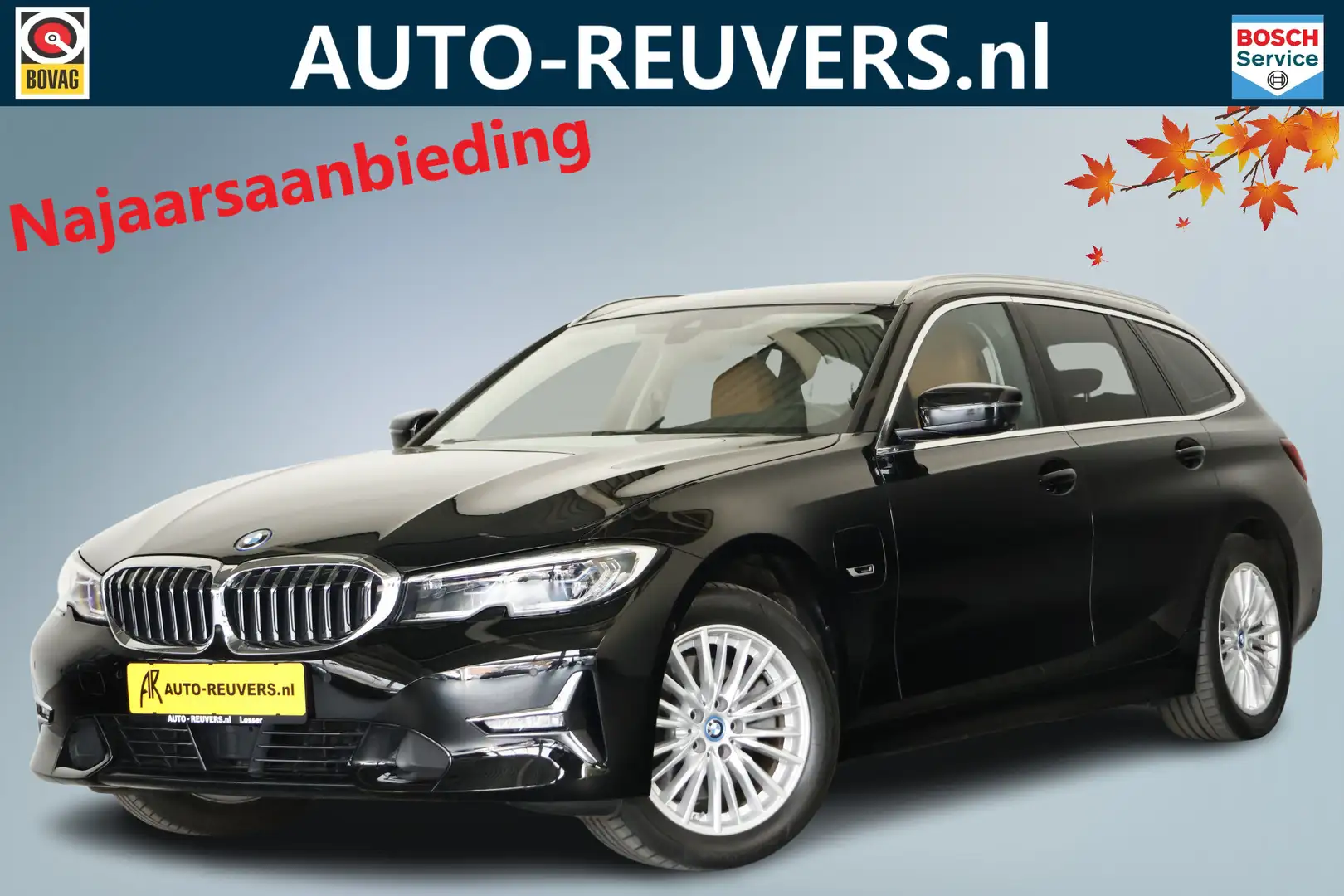 BMW 320 3-serie Touring 320e High Executive / Laser-LED / Noir - 1