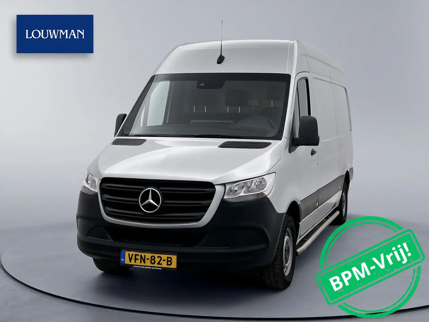 Mercedes-Benz Sprinter 316 2.2 CDI L2H2 164pk Inrichting Navigatie Laadli Zilver - 1