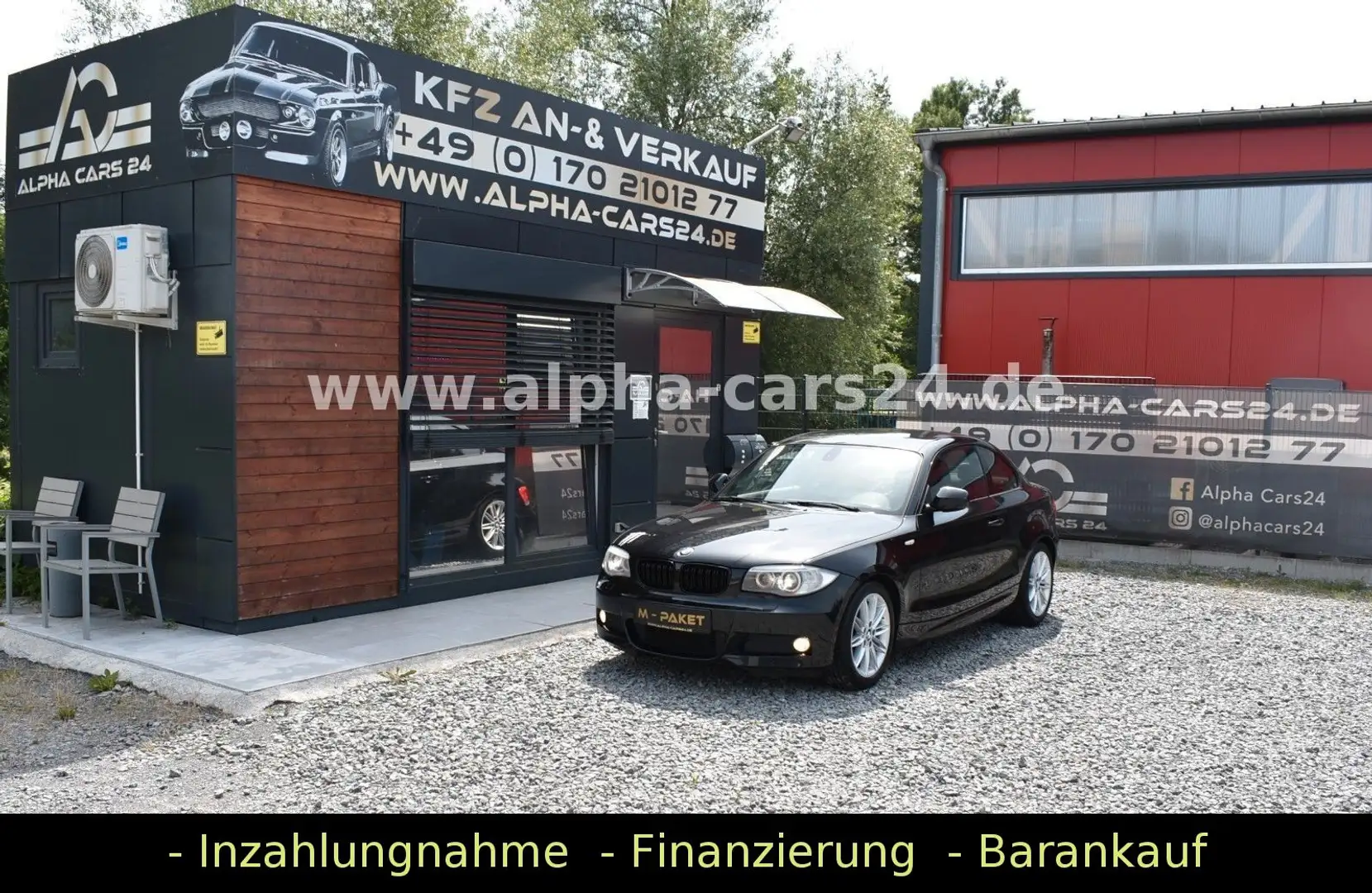 BMW 118 1 Coupe 118d M-Paket Shadow Line Temp MFL Xenon Schwarz - 2