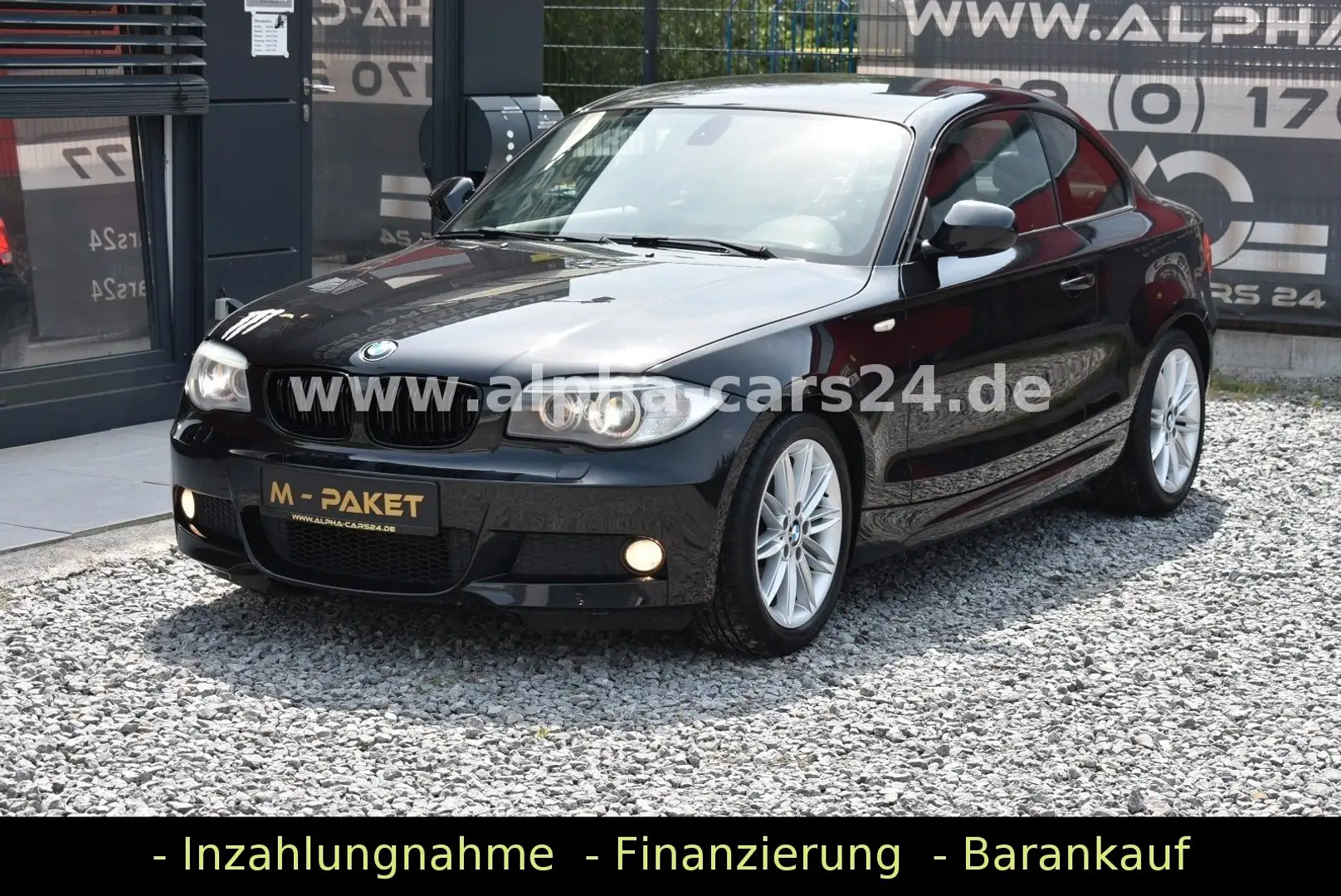 BMW 118 1 Coupe 118d M-Paket Shadow Line Temp MFL Xenon Schwarz - 1