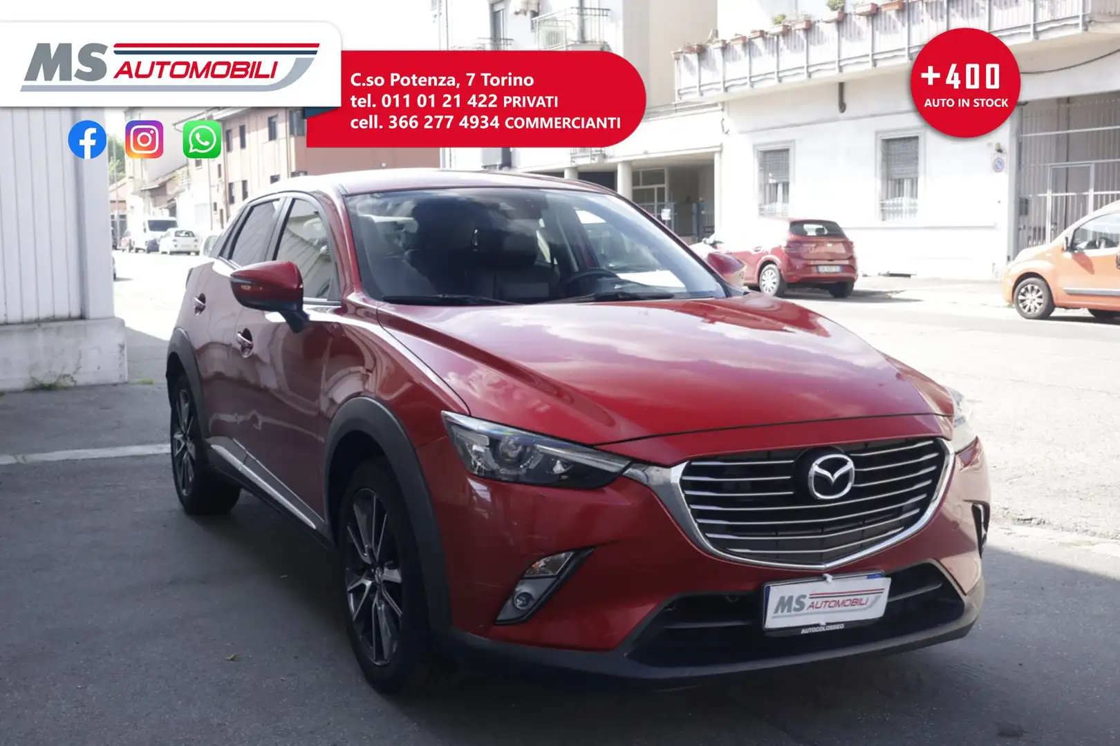 Mazda CX-3 Mazda CX-3 1.5L Skyactiv-D Luxury Edition  Unicop Piros - 1