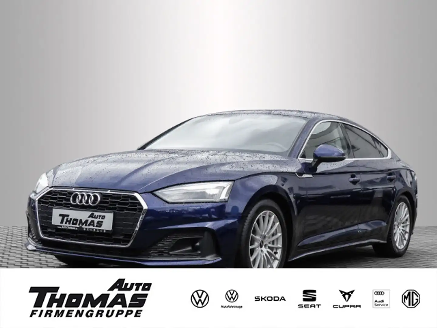 Audi A5 40 TFSI S tronic LED+AHK Blu/Azzurro - 1