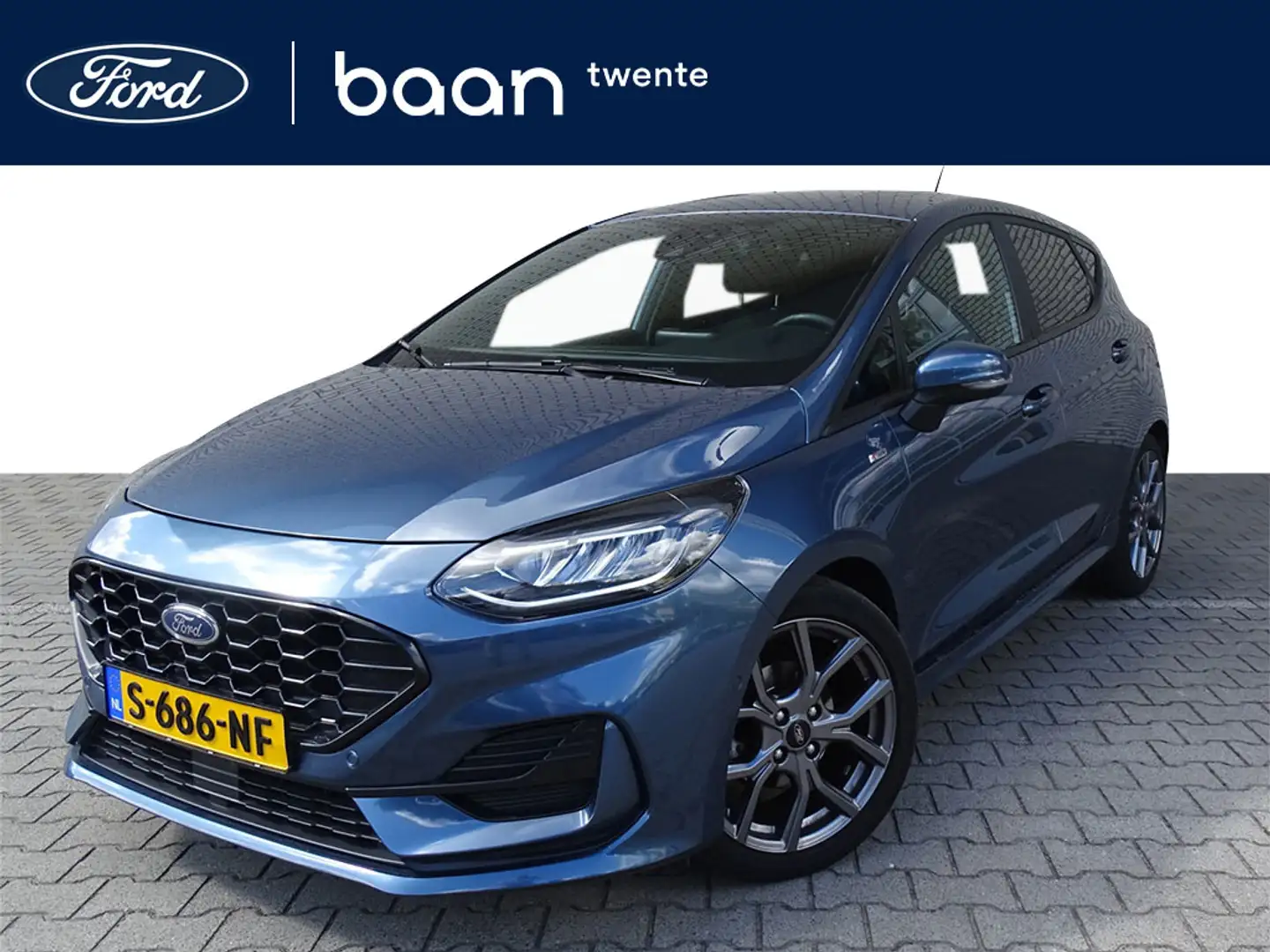 Ford Fiesta 1.0 Turbo 125pk Mild Hybride ST-Line X / Winter Pa Bleu - 1