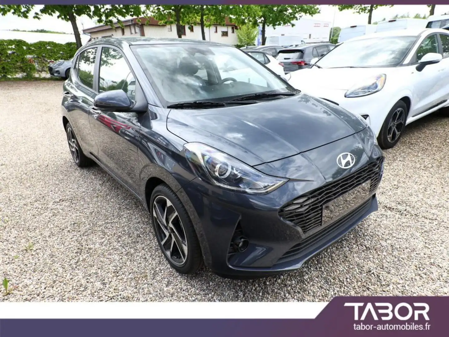 Hyundai i10 1.2 MPI 79 AT Prime GPS cam clima Gris - 2