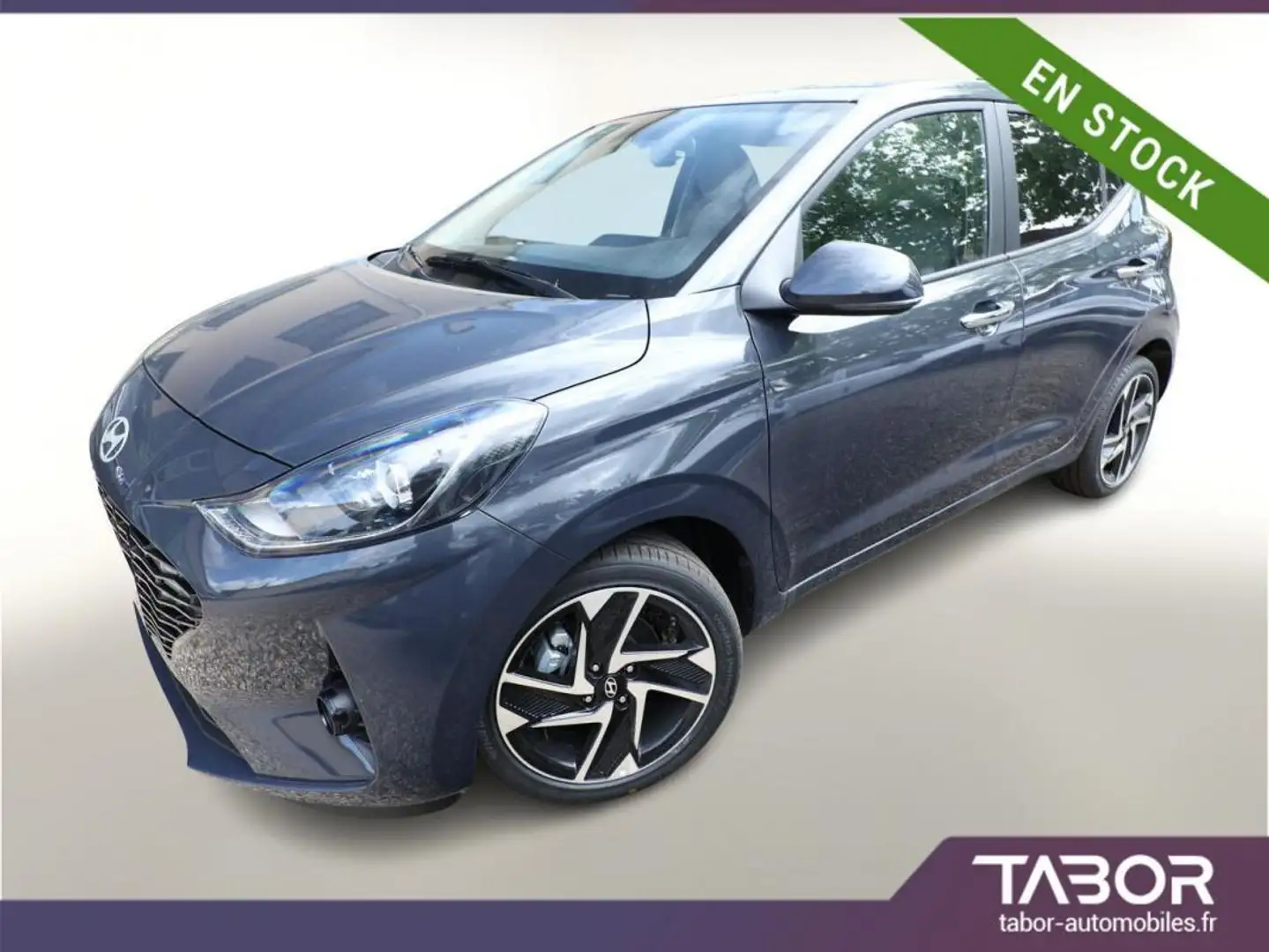 Hyundai i10 1.2 MPI 79 AT Prime GPS cam clima Gris - 1