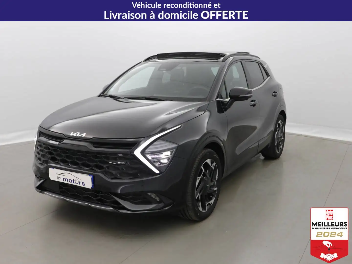 Kia Sportage T-GDi 265 Hybride Recharge 4x4 GT Line Premium Noir - 1
