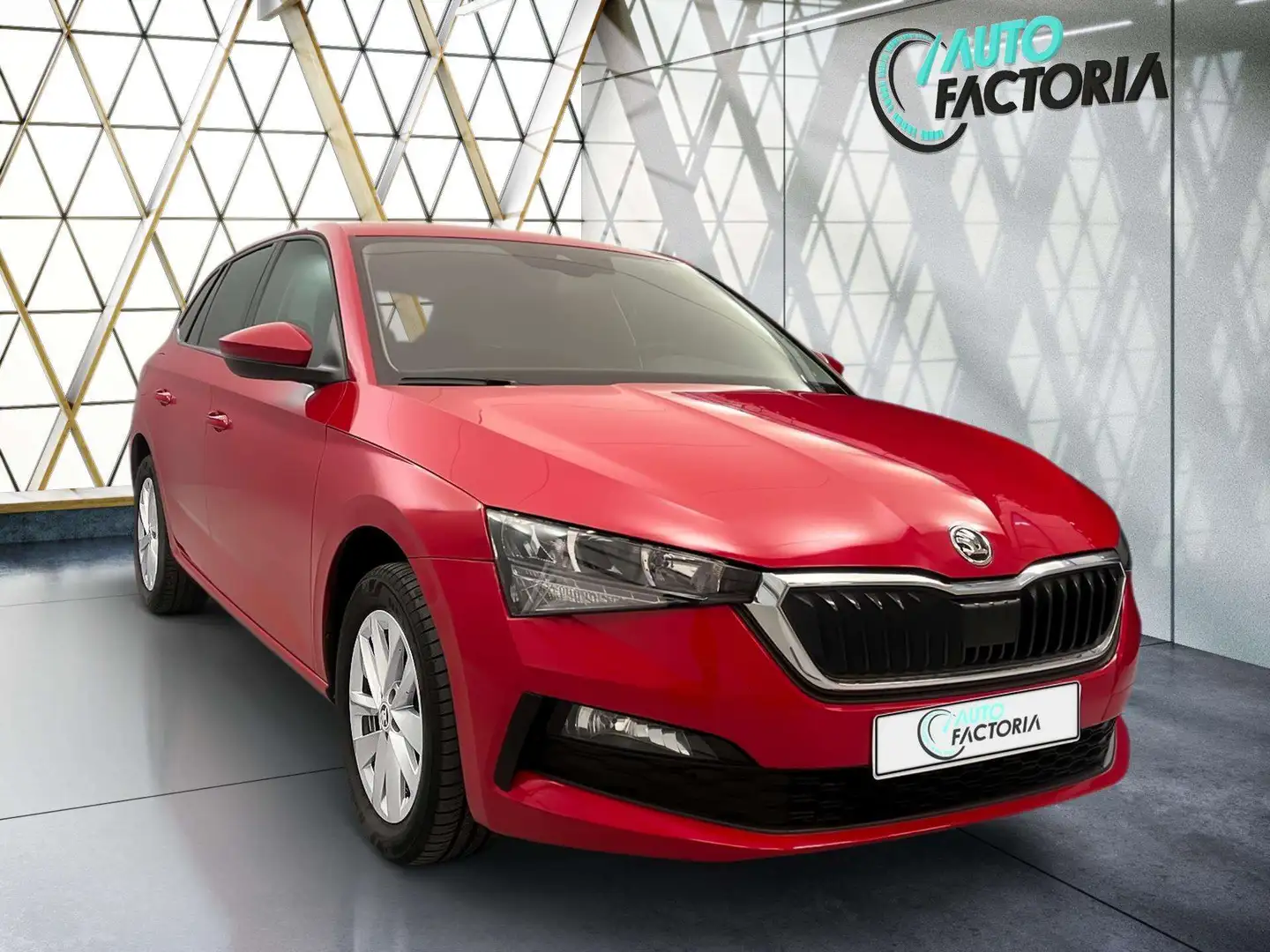 Skoda Scala -39% 1.0 TSI 110cv+MIRRORLINK+CAM+CLIM+Options Rouge - 2