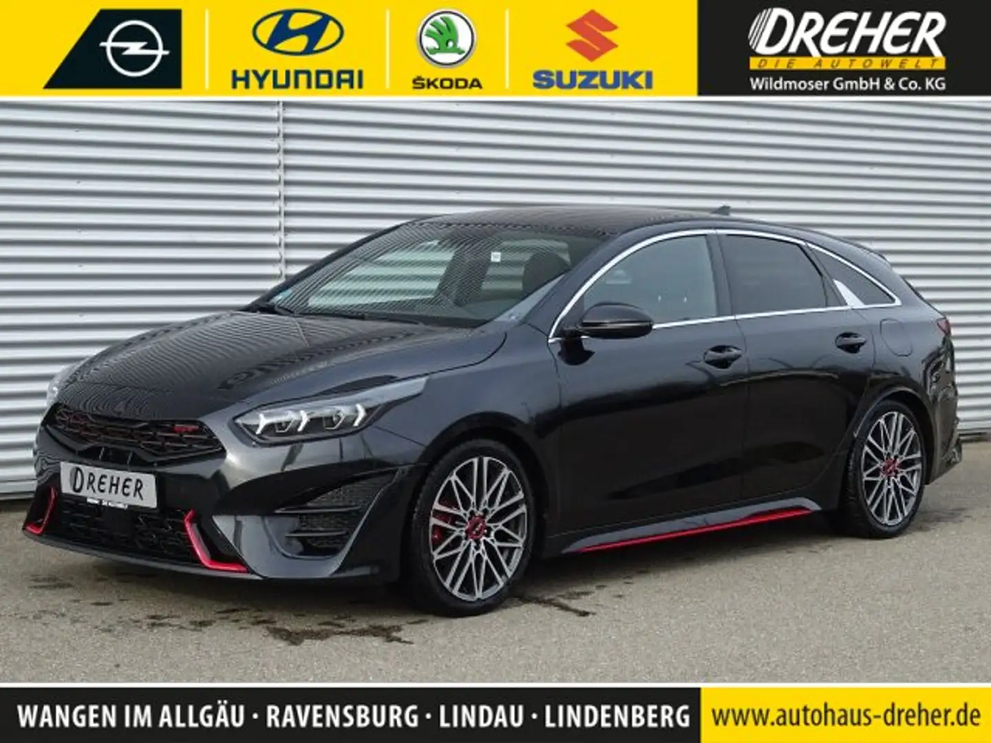 Kia ProCeed / pro_cee'd Proceed 1.6 T-GDI GT Navi/Autom./Klima/Sitzhzg. BC Schwarz - 1