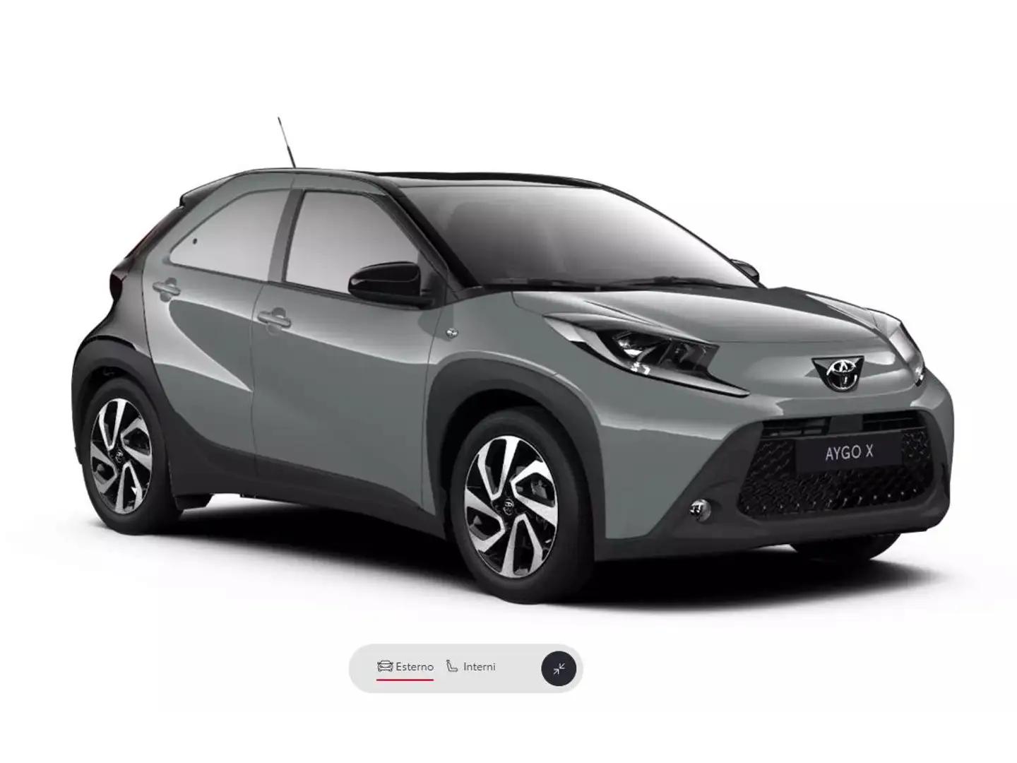 Toyota Aygo X Trend 1.0 72cv s-cvt c.auto-Ok Neopat-LEGGI SOTTO Gri - 1