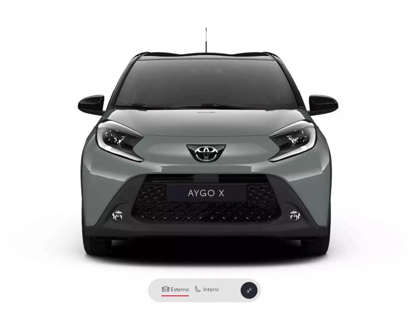 Toyota Aygo X Trend 1.0 72cv s-cvt c.auto-Ok Neopat-LEGGI SOTTO Gri - 2