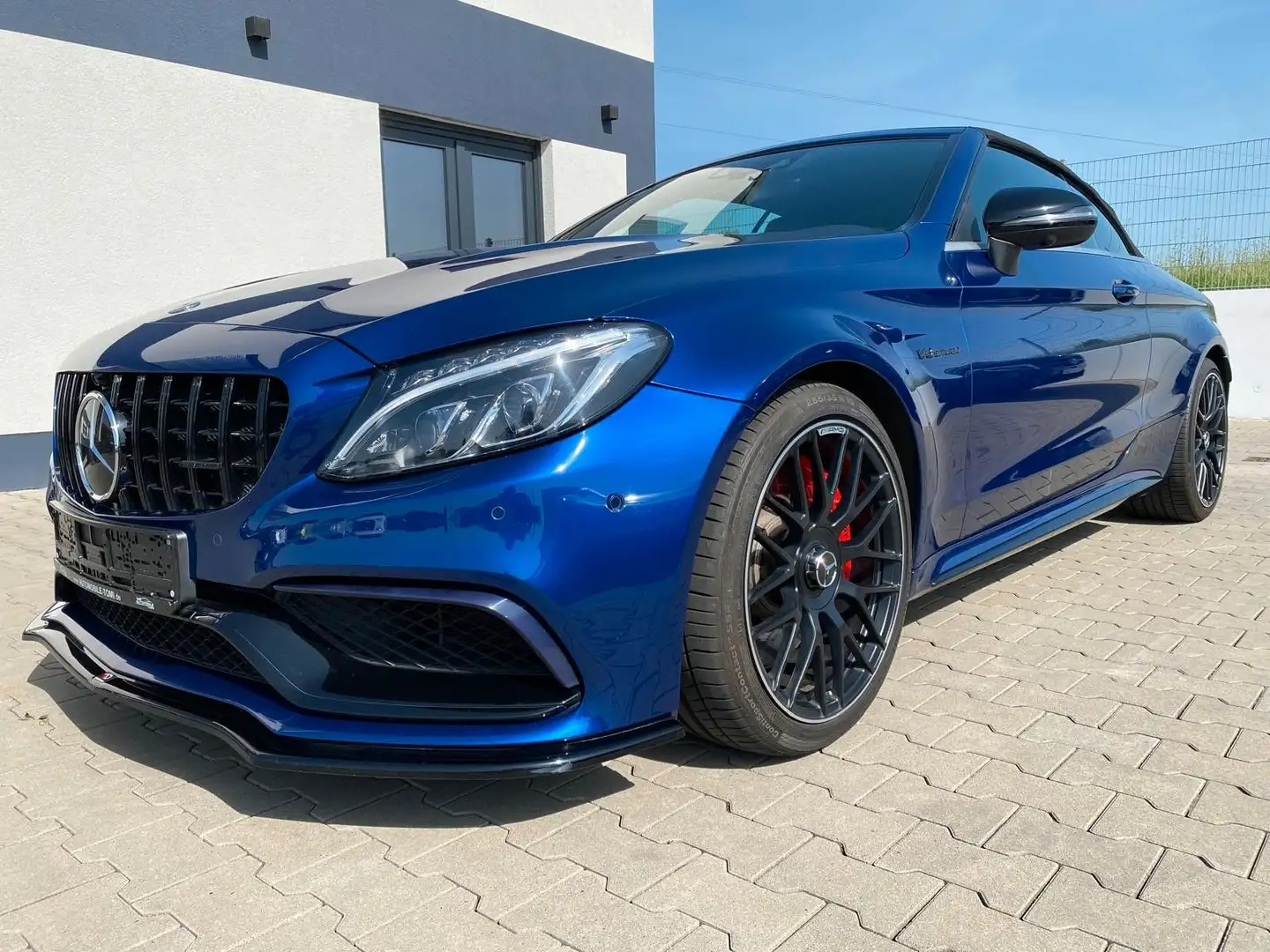 Mercedes-Benz C 63 AMG |Deutsches Fahr.|360KAM|BURME.|LED Blu/Azzurro - 1