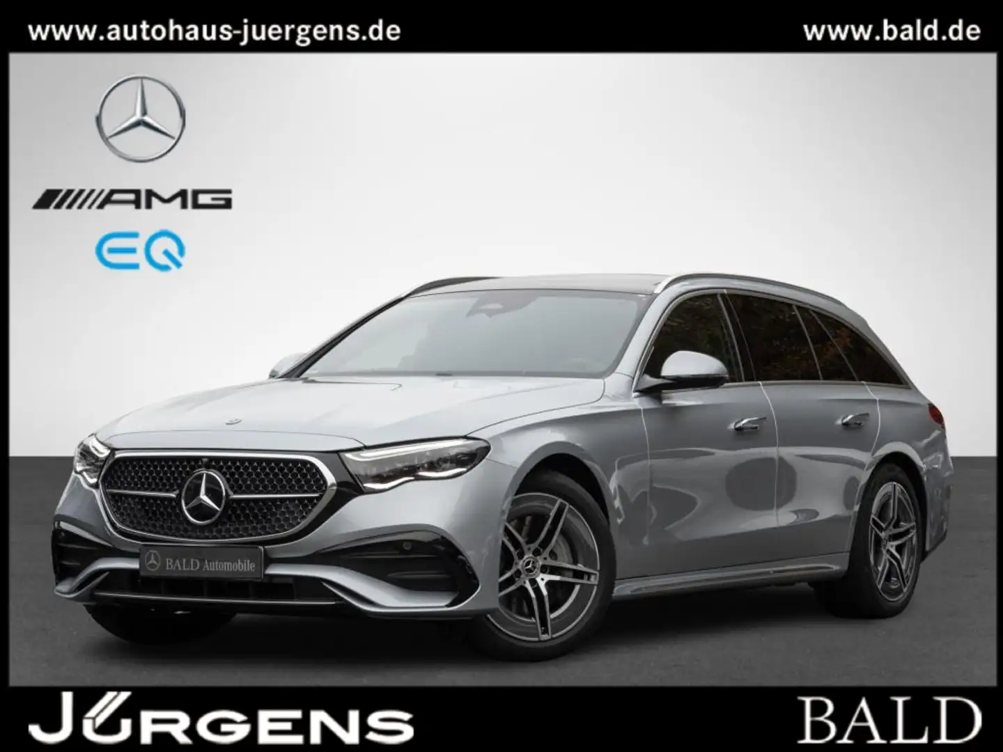 Mercedes-Benz E 220 d T AMG/Wide/Digital/Pano/360/Memo/Totw/19 Silber - 1