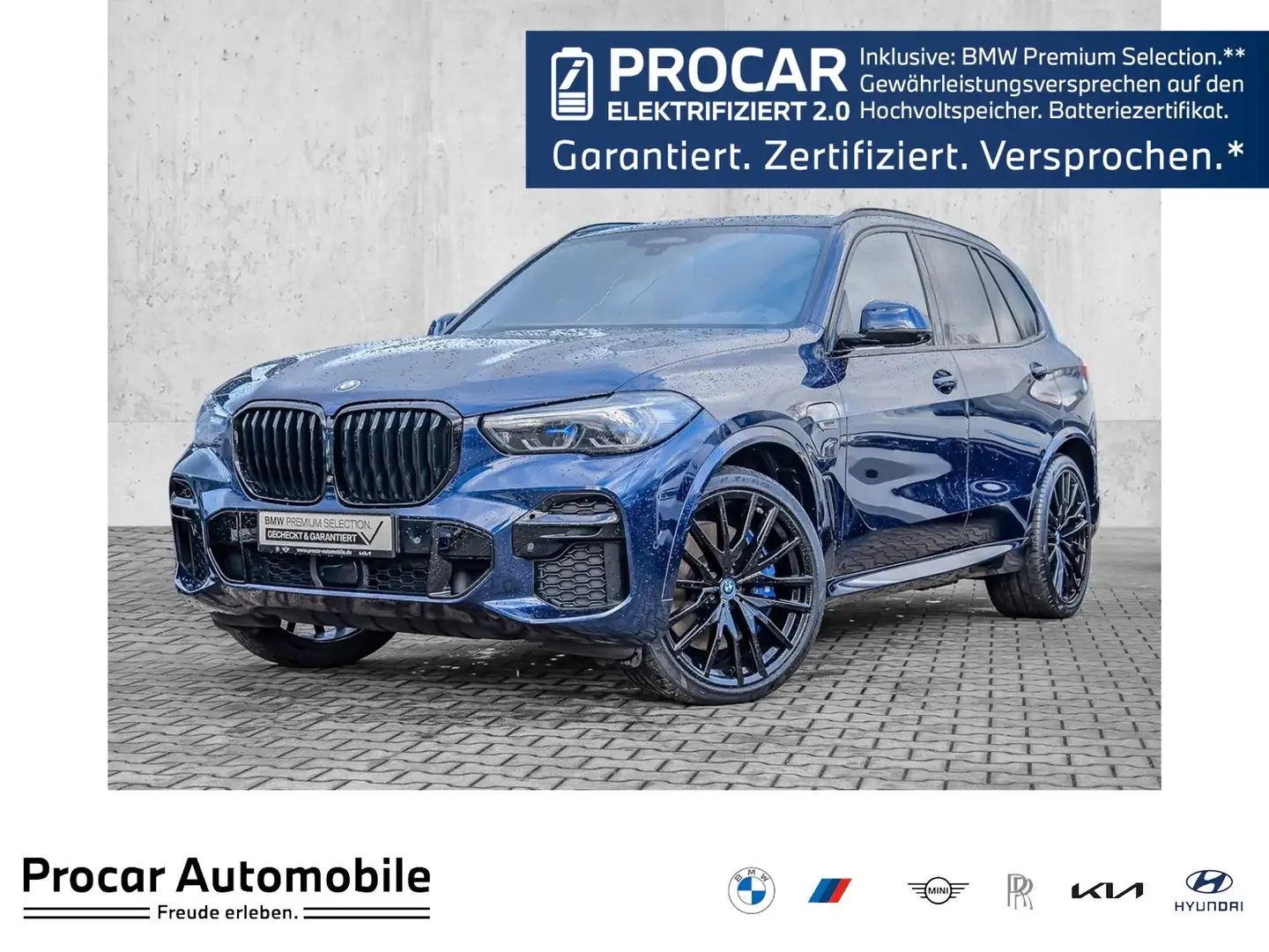 BMW X5 xDrive45e M Sport HUD PANO ACC AHK 360°KAM Azul - 1