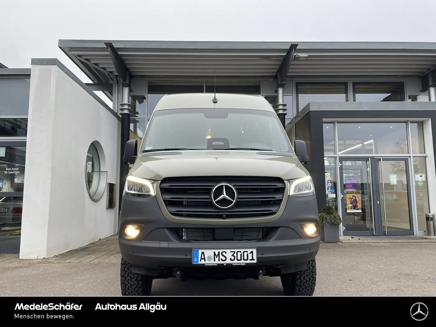 Mercedes-Benz Sprinter 319 CDI Mixto AHK 3,5t +Allrad+9G 360°+Distronic Grau - 2