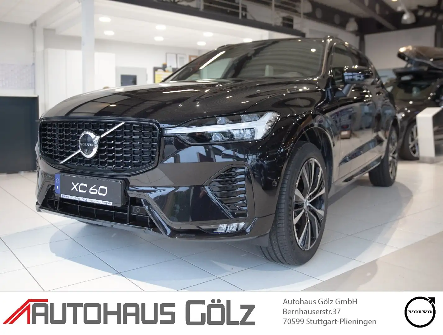Volvo XC60 B5 Plus Dark AWD Schiebedach*AHK*ACC*360°*SHZ Schwarz - 1