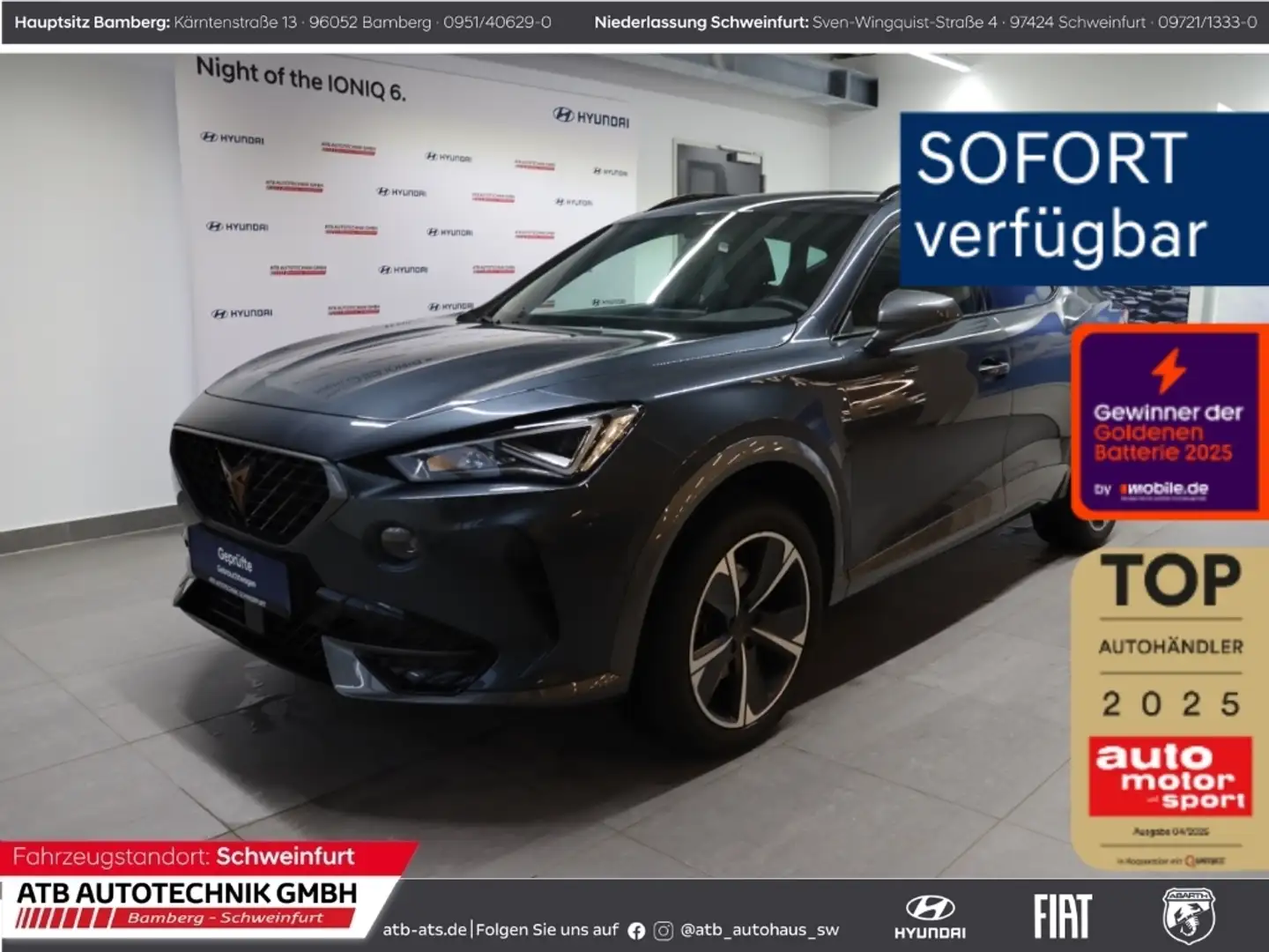 CUPRA Formentor 2.0 T-DI 4Drive DSG Navi digitales Cockpit LED ACC Grau - 1