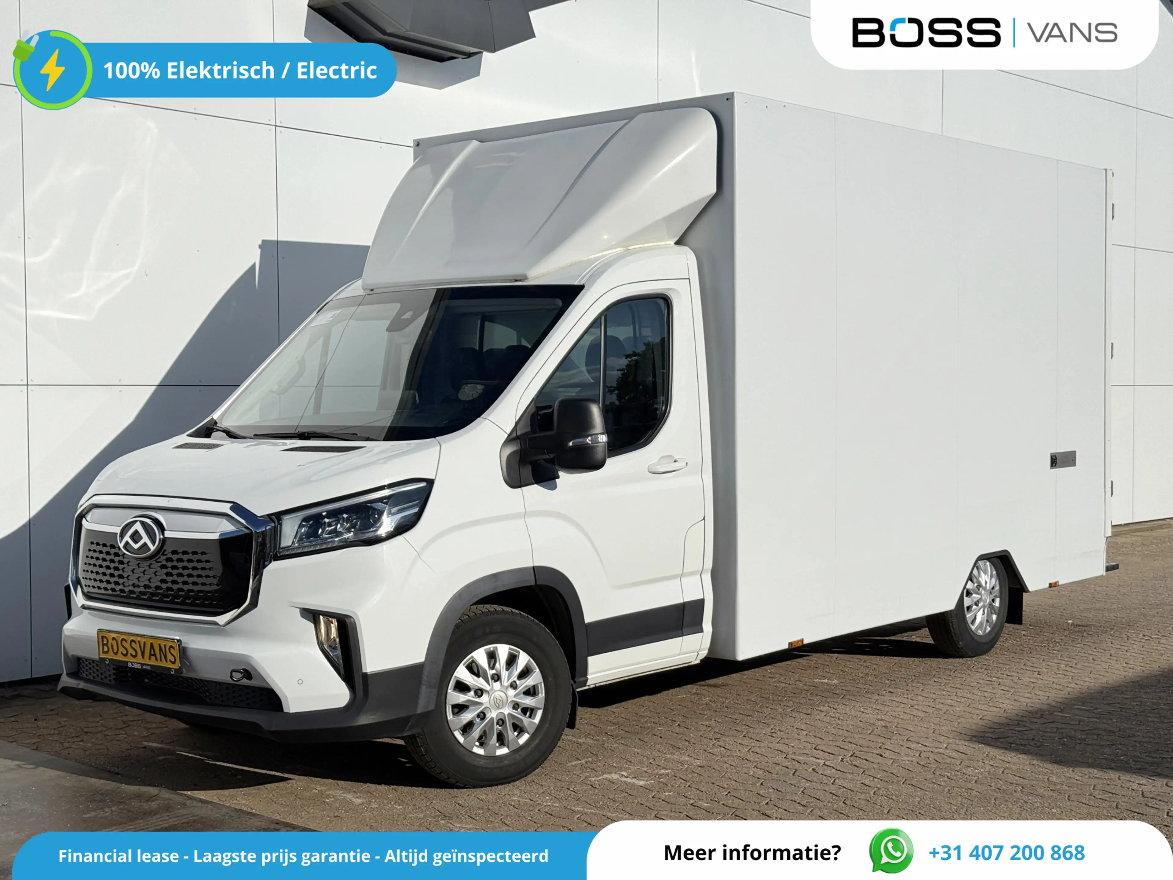 Maxus eDeliver 9 65 kWh Elektrisch L4 172km WLTP Bakwagen LED Airco