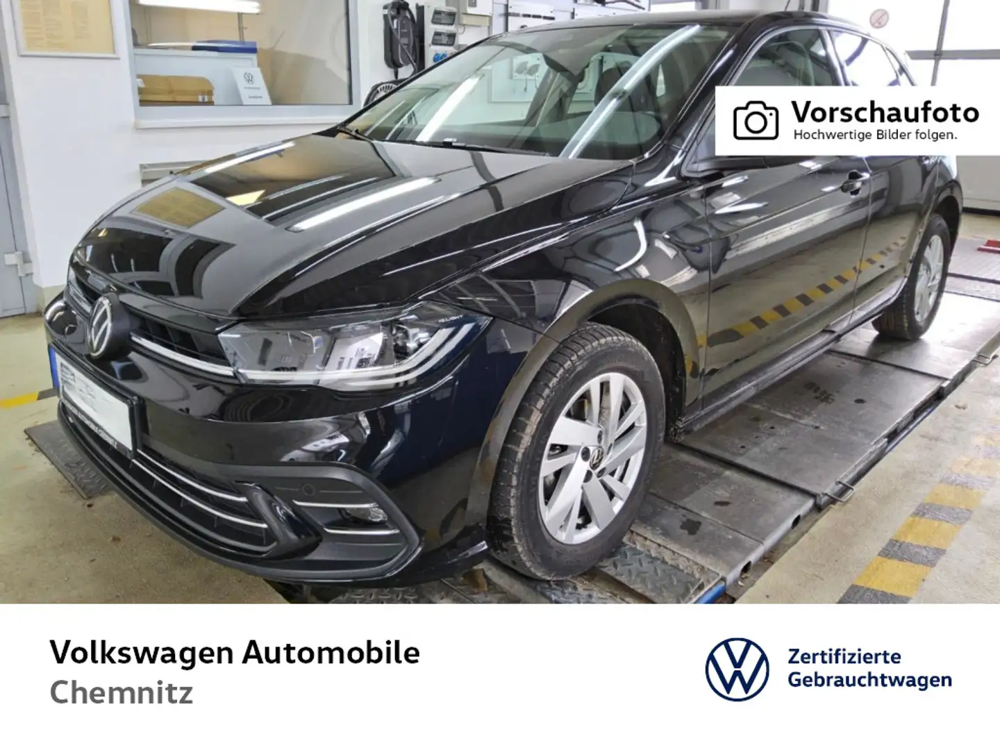 Volkswagen Polo 1.0 TSI Style*LED-Matrix*Navi*Sitzheizung* Schwarz - 1