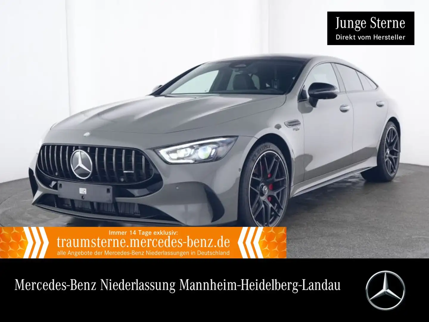Mercedes-Benz AMG GT 43  Cp. 4M Perf-Abgas WideScreen Stdhzg HUD Grau - 1