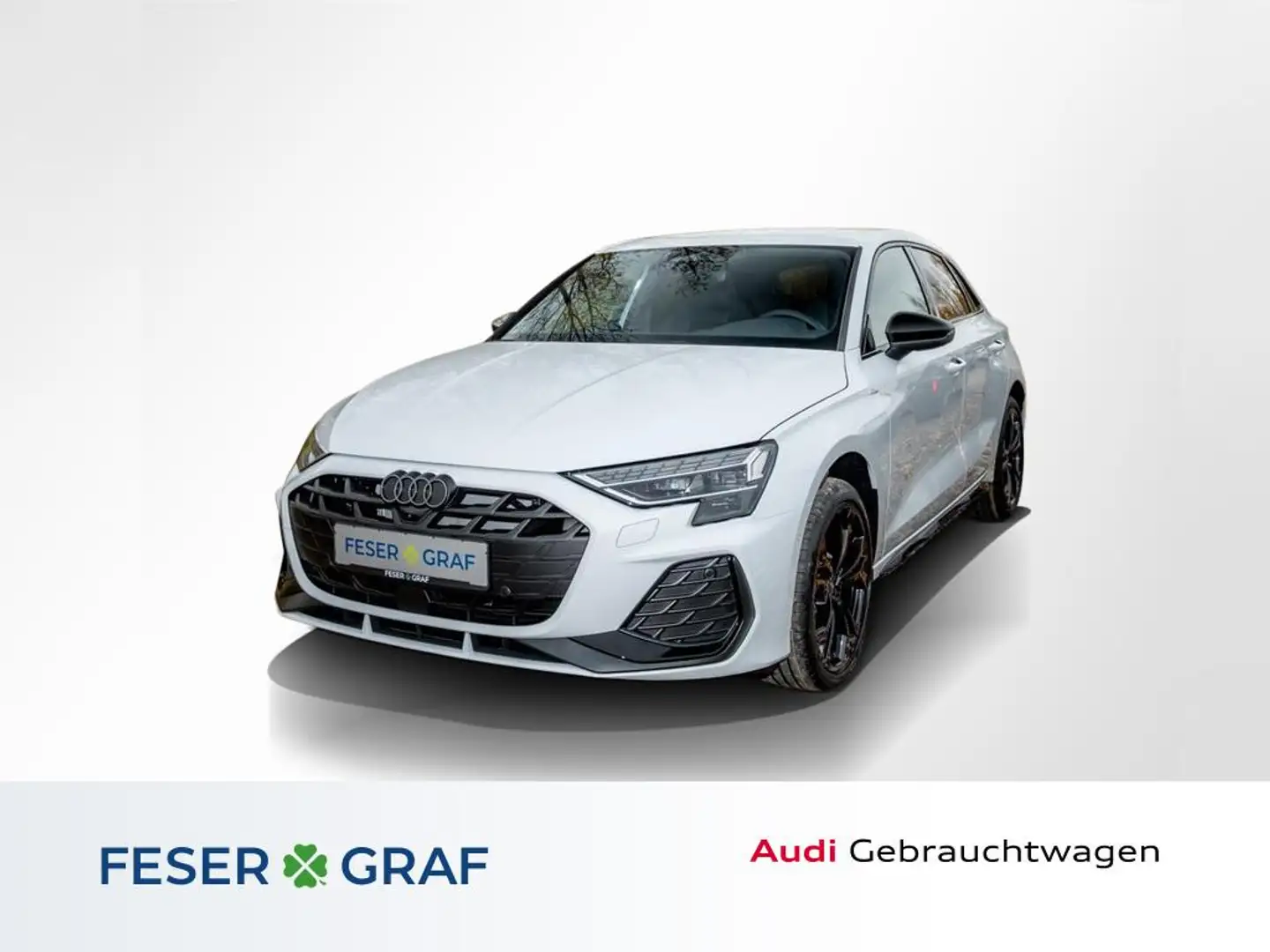 Audi A3 30 TFSI S line /Matrix/ACC/Navi/AHK/Sonos Weiß - 1