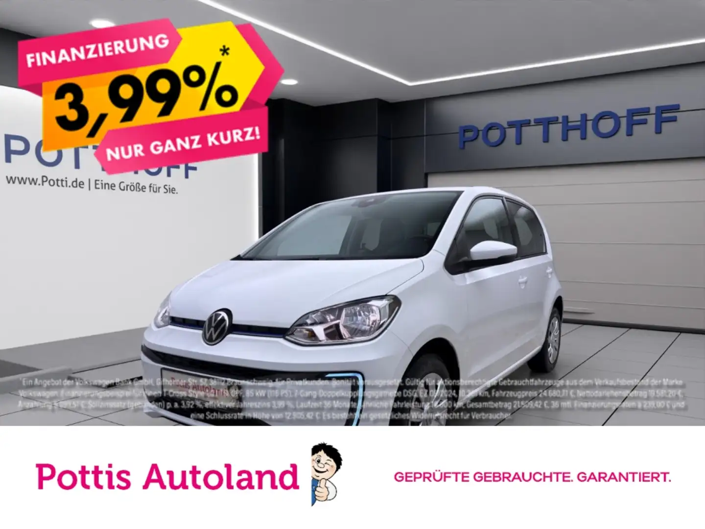 Volkswagen e-up! MOVE UP! DAB+ WEIß FOLIERT Blau - 1