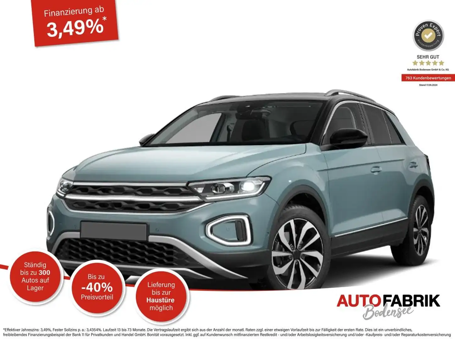 Volkswagen T-Roc 1.5 TSI DSG Android Auto*Matrix LED*EasyOpen*R2D*A Blau - 1