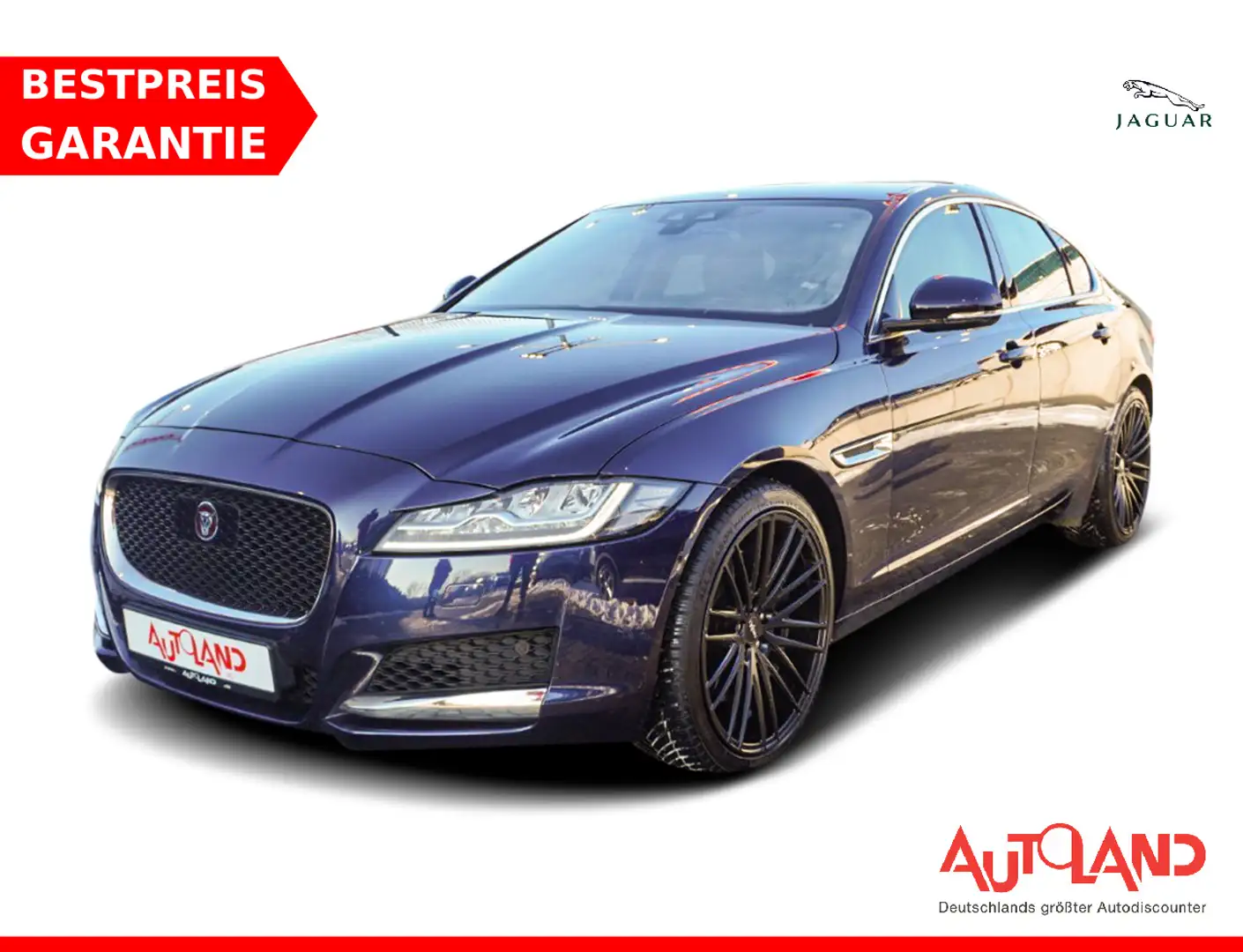 Jaguar XF Prestige AWD LED Navi Totwinkel Head-Up DAB Bleu - 1