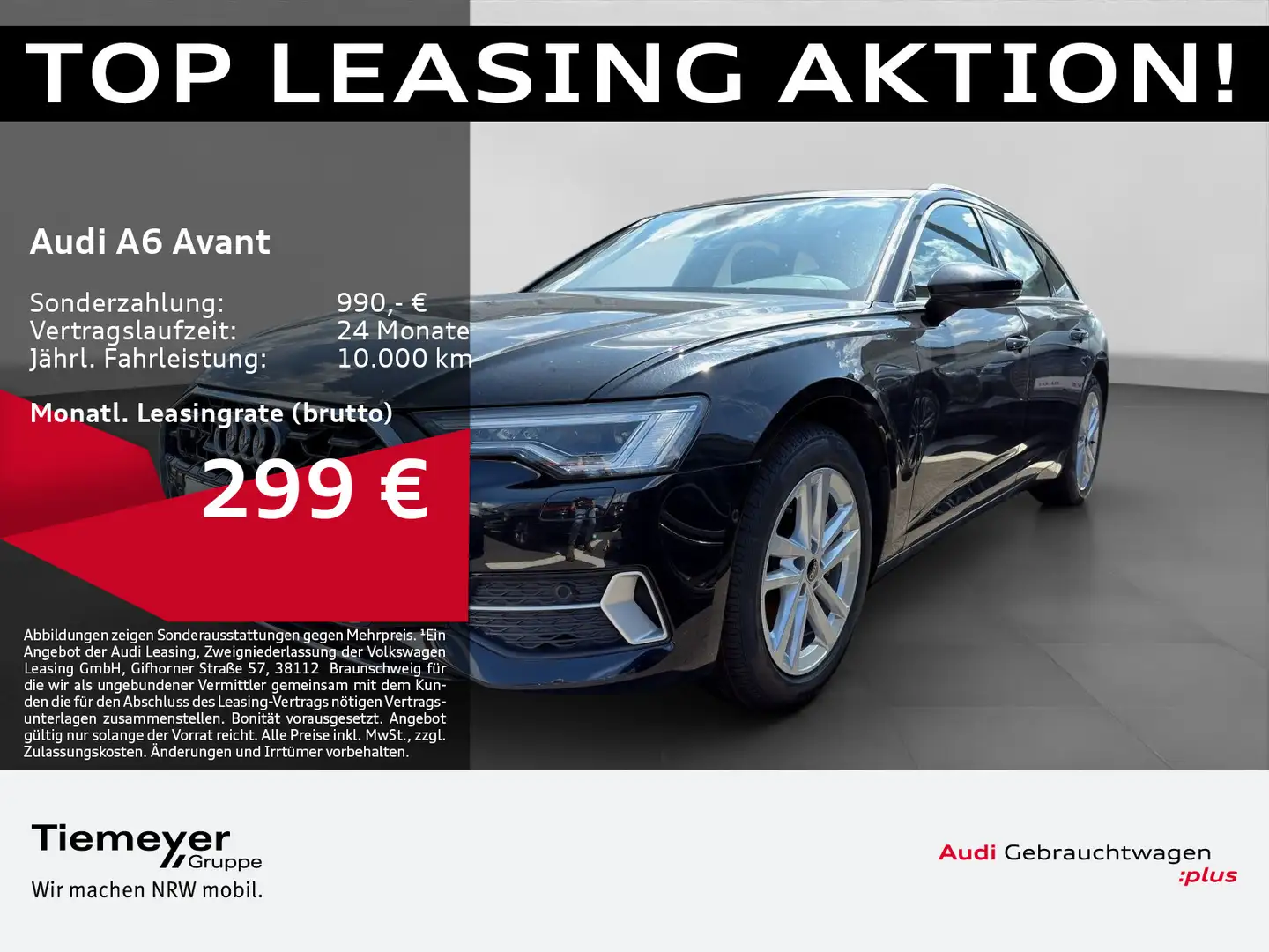 Audi A6 45 TFSI ADVANCED PANO ALCANTARA MATRIX Schwarz - 1
