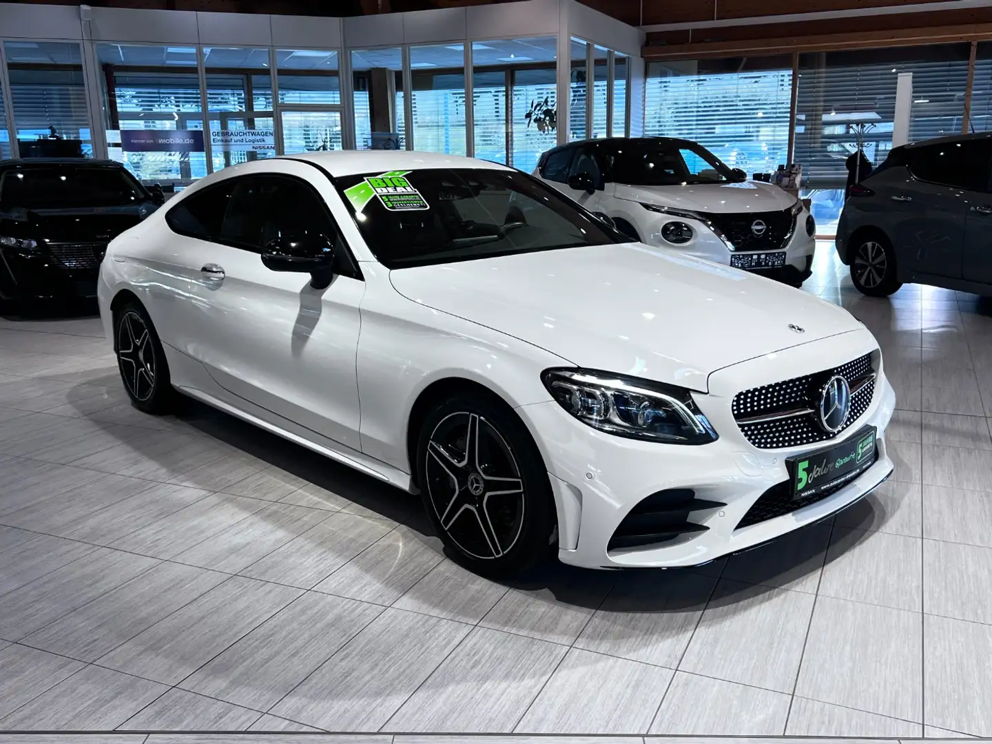 Mercedes-Benz C 300 d AMG Line Burmester ACCSR&WR Navi SHZ Blanc - 2