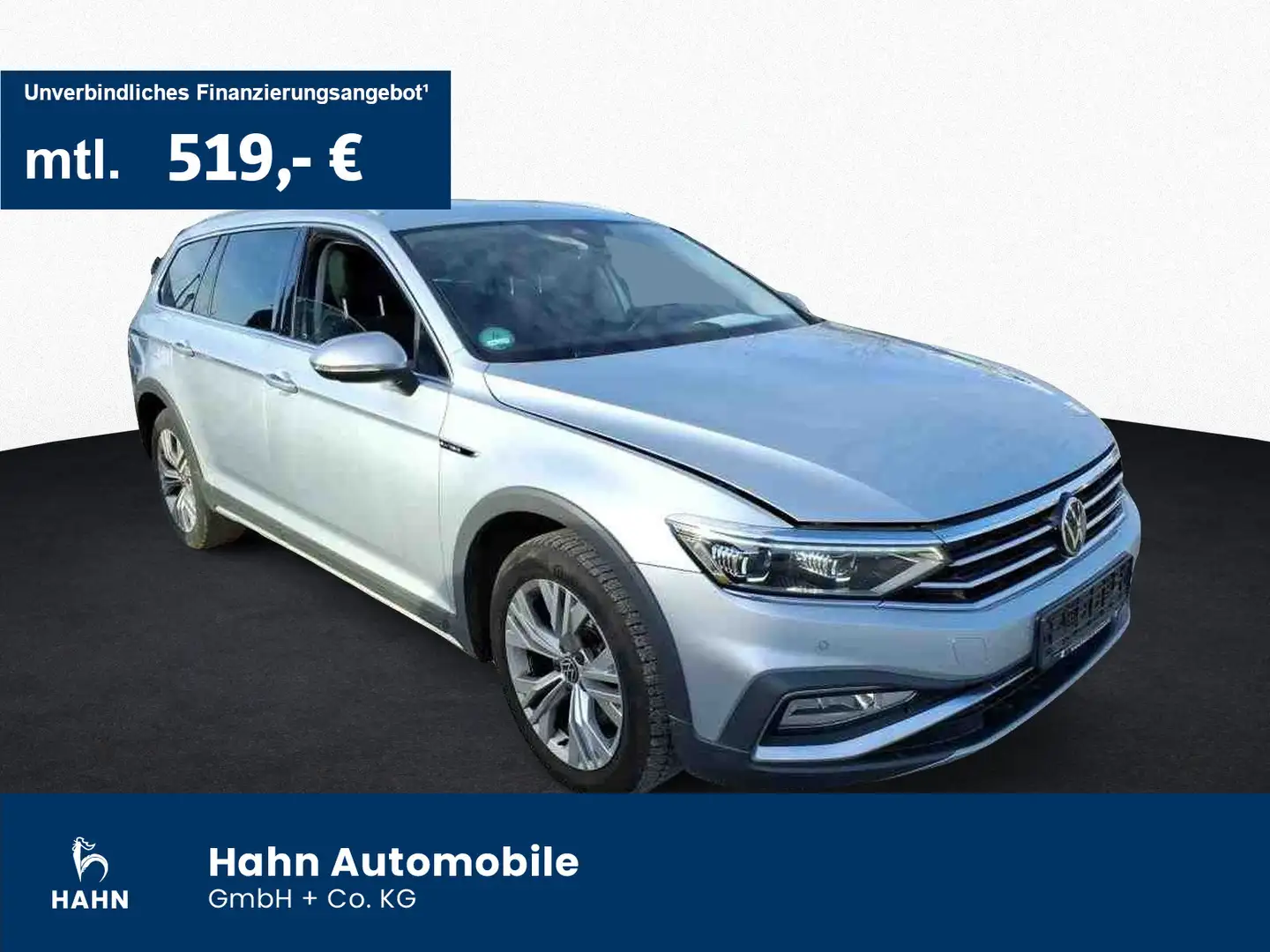 Volkswagen Passat Alltrack 2.0TDI DSG 4Mo 360° AHK Standhei Silber - 1