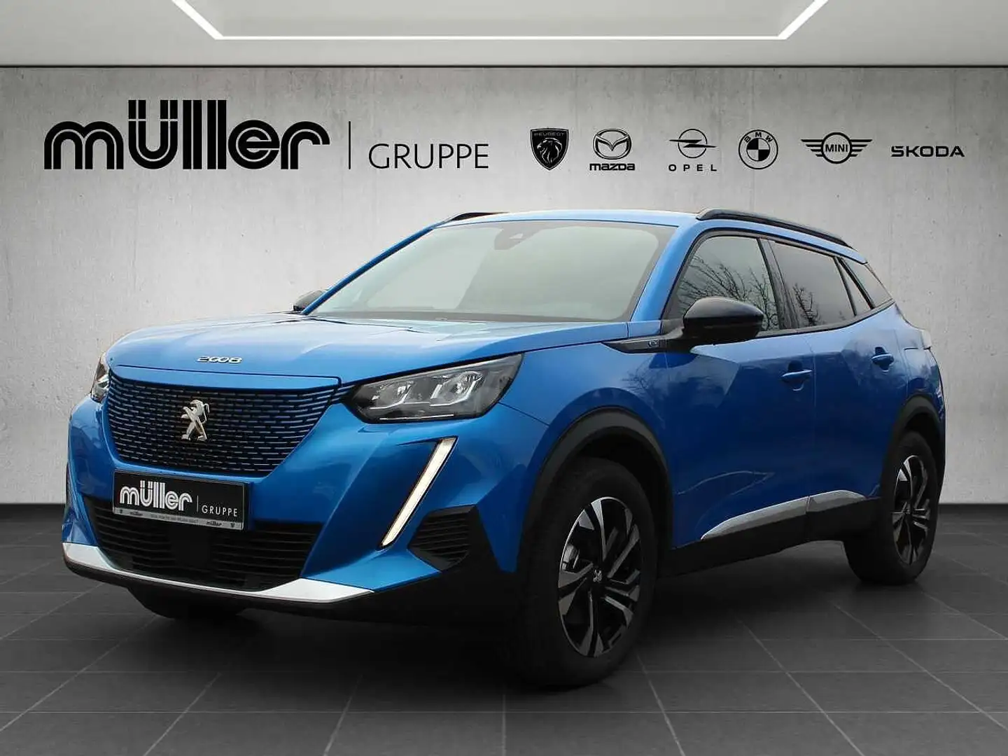 Peugeot 2008 Elektro Allure Blau - 1