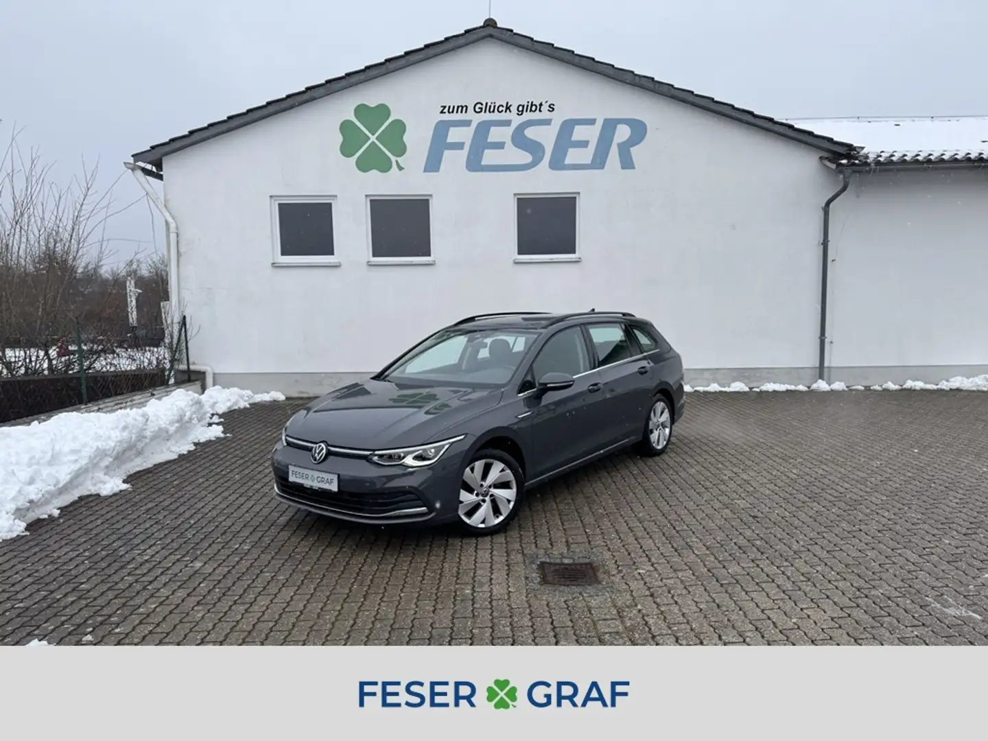 Volkswagen Golf VIII Variant 2,0 TDI DSG STYLE AHK ACC NAVI LED Grau - 1