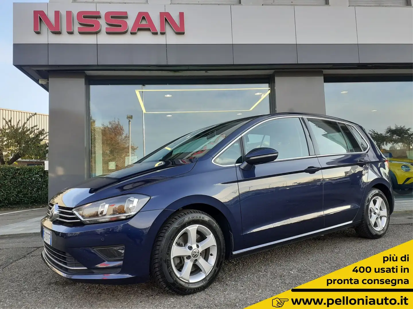 Volkswagen Golf Sportsvan Sportsvan 1.6 TDI 110CV GARANZIA-1°PROP/KM CERTIF Blu/Azzurro - 1