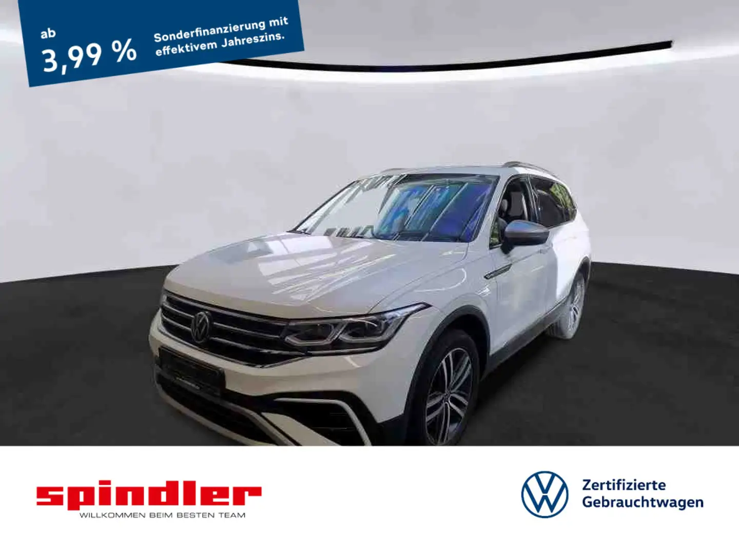 Volkswagen Tiguan Allspace Elegance 2.0TDI 4M DSG/ Pano,AHK Weiß - 1