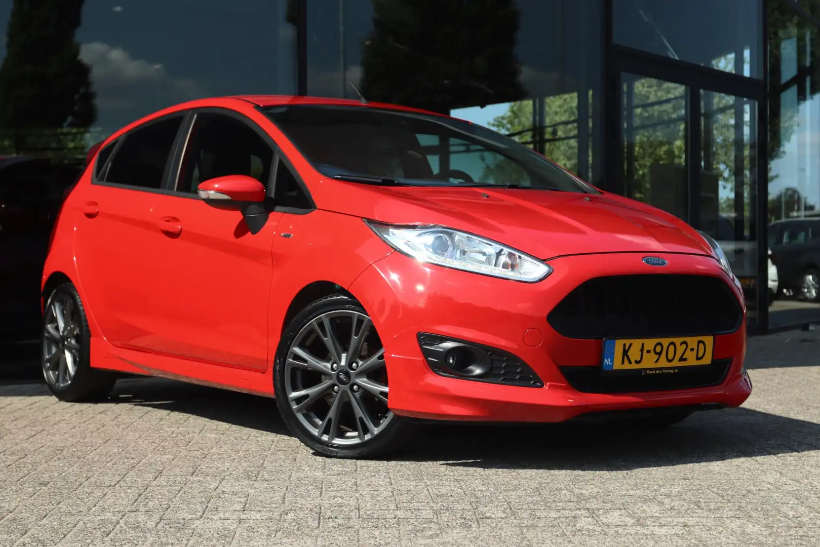 Ford Fiesta 1.0 ECOBOOST ST-LINE | CRUISE | CLIMATE | VOORRUIT Rosso - 2