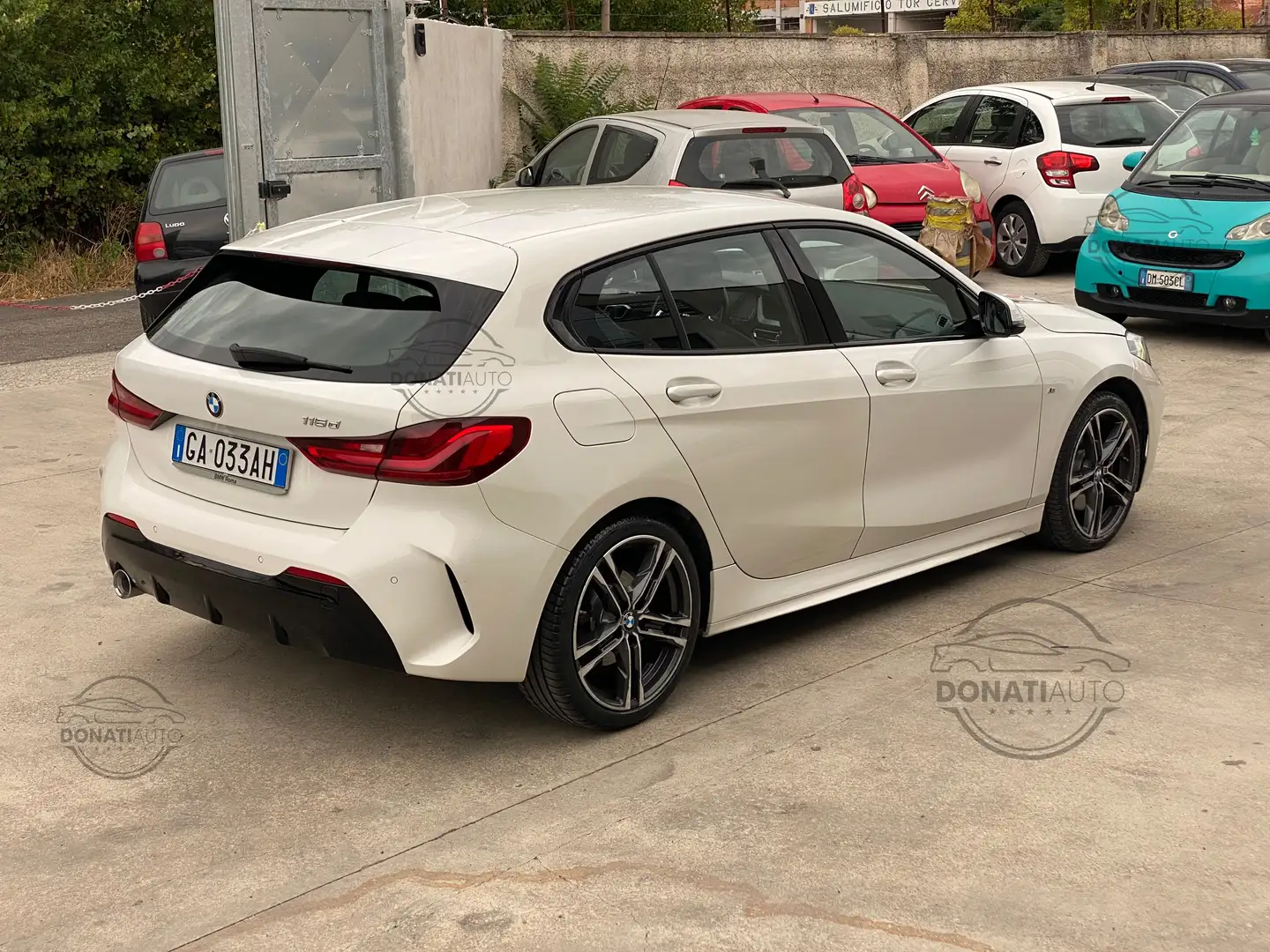 BMW 116 M Line Serie 1 F40 Automatica (B37) Diesel Bianco - 2
