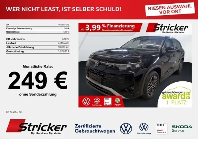 Volkswagen Tayron Life 1.5eTSI 249,-ohne Anzahlung 7-Sitzer AHK IQ.