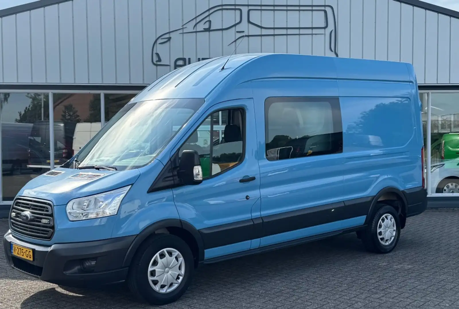 Ford Transit 2.0 TDCI 125KW 170PK DC DUBBELE CABINE L3H2 EURO 6 Bleu - 1