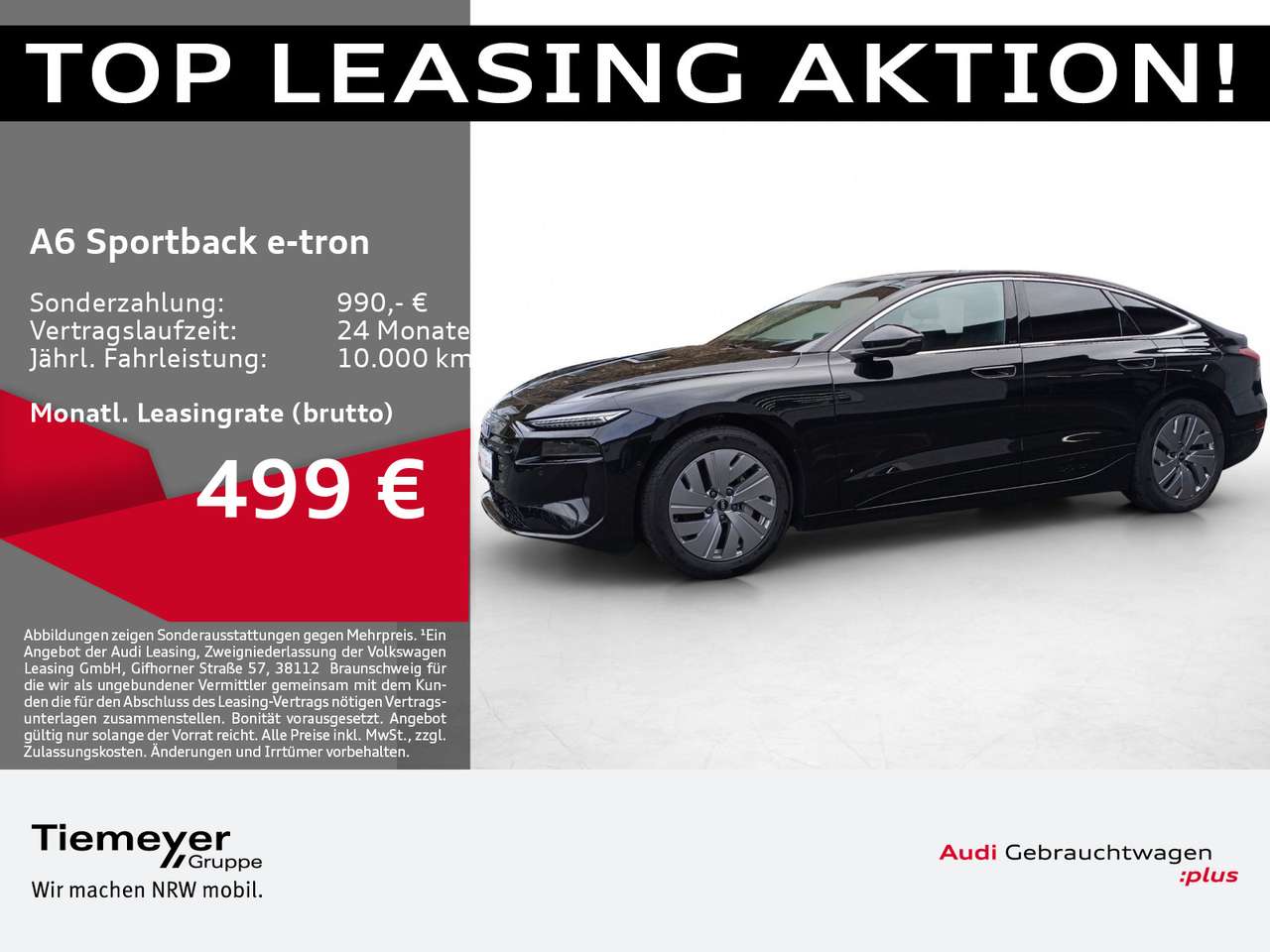 Audi A6 e-tron — Audi A6 e-tron A6 e-tron Sportback Performance 360 LEDER AHK PA