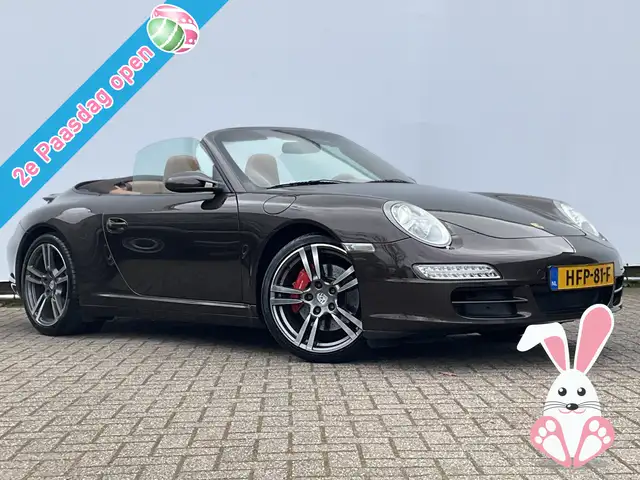 Porsche 997 Cabrio 3.8 355pk Carrera 4S H6 Cruise Carplay Voll