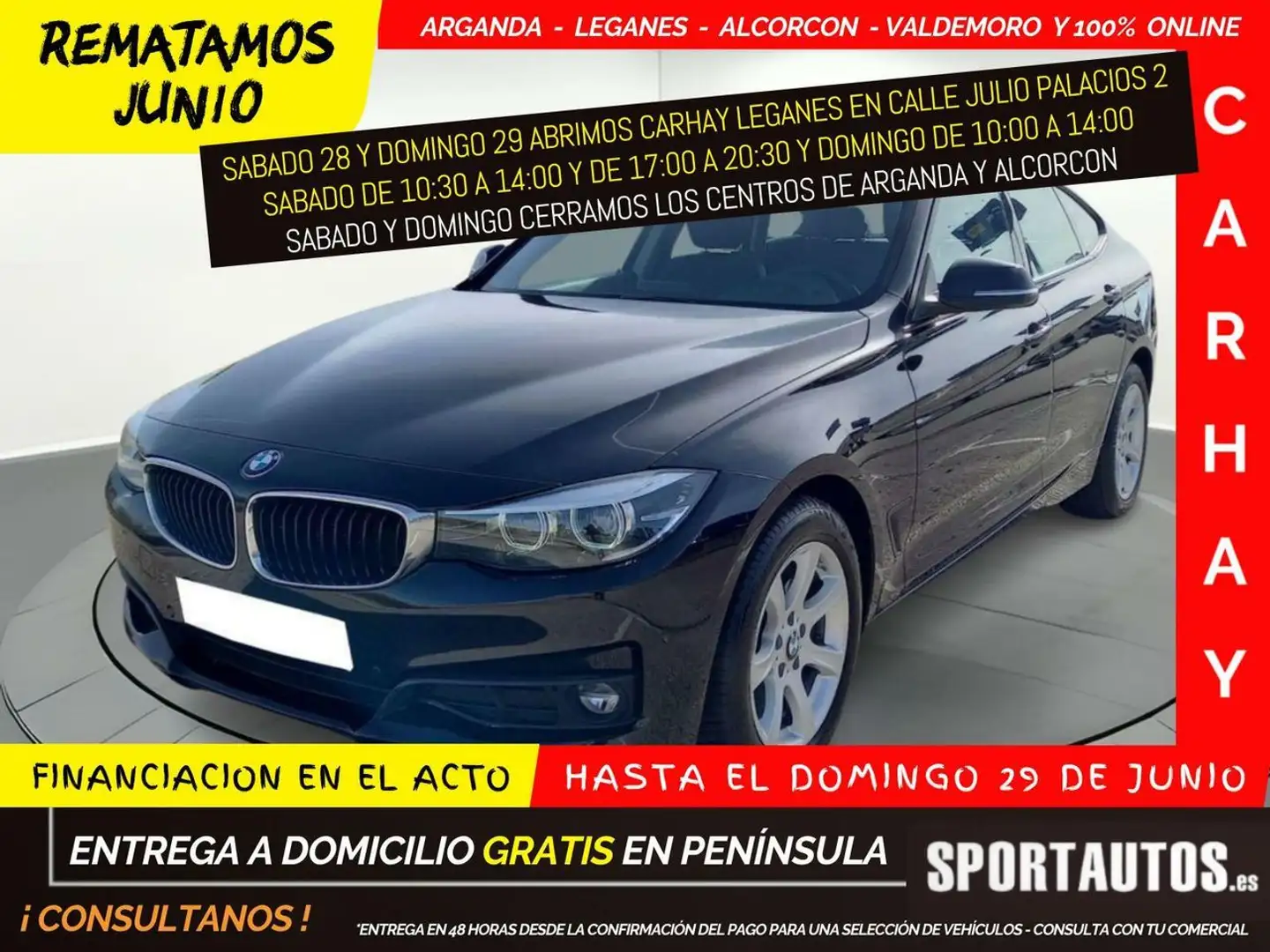BMW 318 318D 2.0 150 CV AT8 E6DT Negro - 1