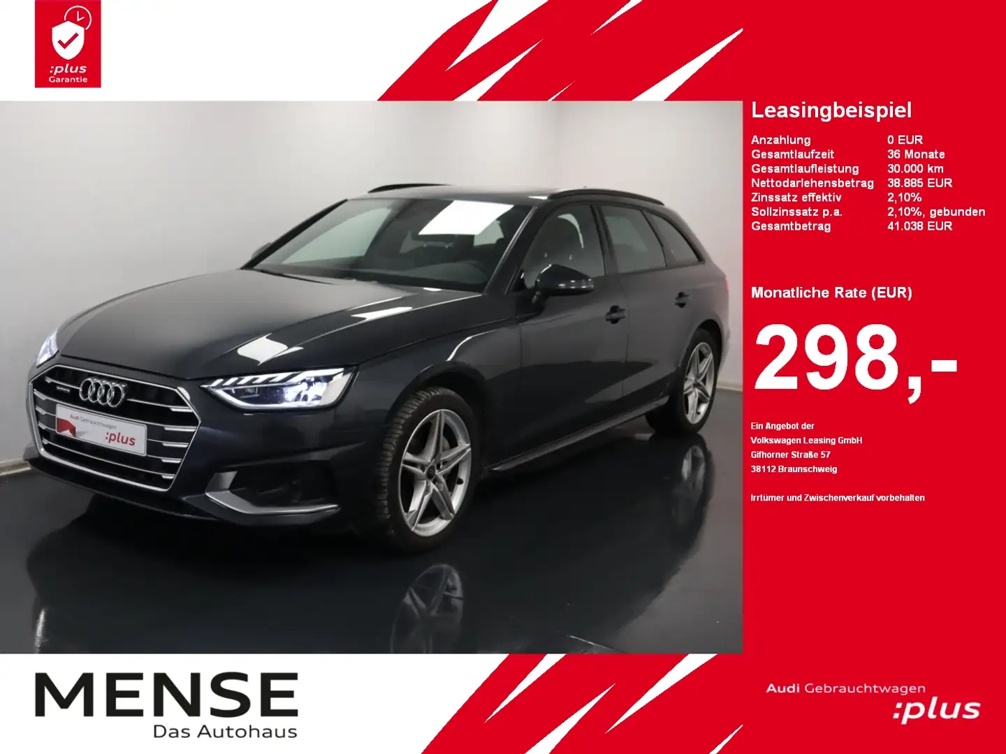 Audi A4 Avant 40 TDI quattro S tronic advanced |Pano Grau - 1
