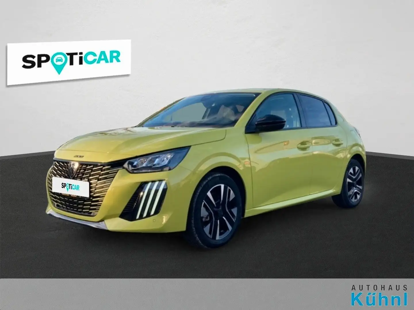 Peugeot 208 Allure Hybrid 100 e-DSC6 Jaune - 1