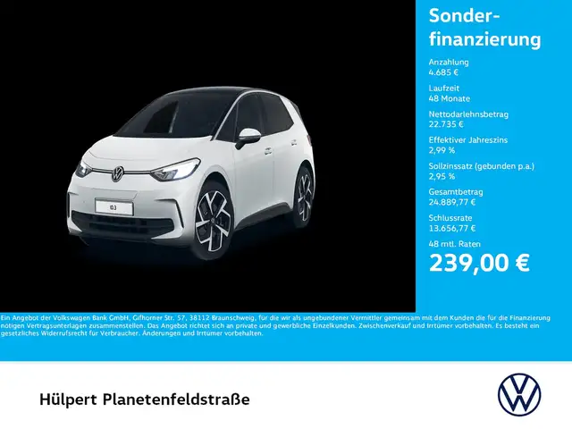 Volkswagen ID.3 Pro MOVE CAM ACC LM19 NAVI CARPLAY SITZHEIZ