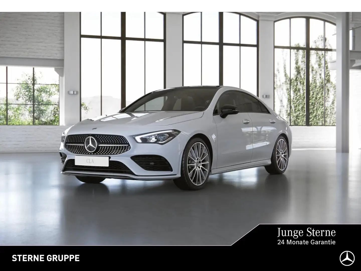 Mercedes-Benz CLA 250 CLA 250 e Coupé AMG Night PanoSD LED Keyless 360 Blanc - 1