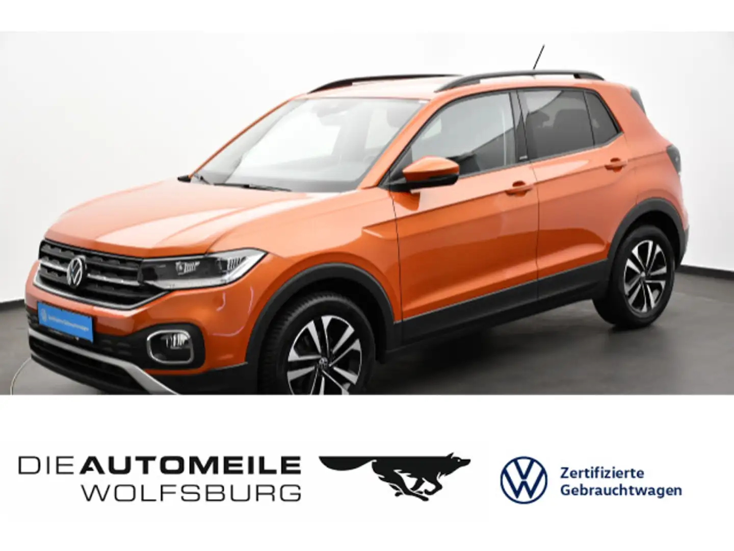 Volkswagen T-Cross 1.5 TSI DSG United LED/Einparkhi/App-Con Orange - 1