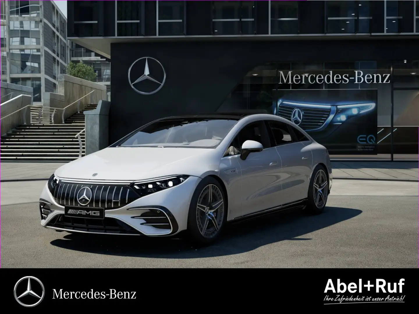 Mercedes-Benz EQS 53 AMG 4M+ DISTR+Burm+Head-Up+Massage+AIRMAT Plateado - 1