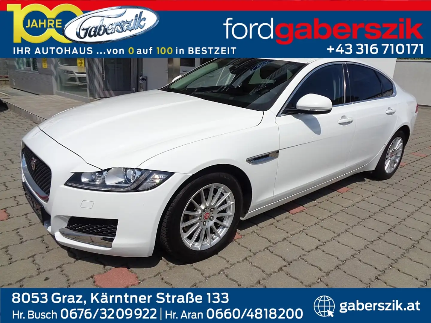 Jaguar XF 20d Prestige Aut. Weiß - 1